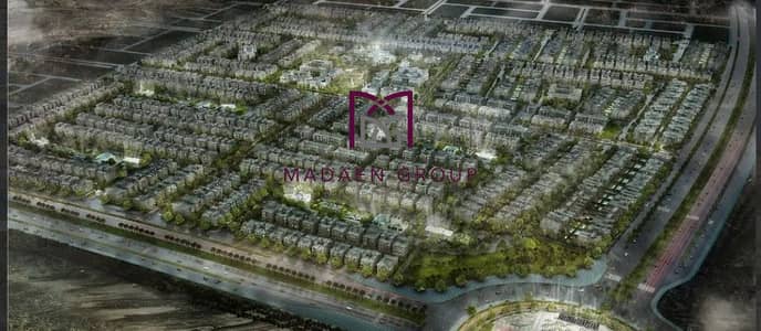 مشروع الاب تاون اكتوبر الجديده لوكيشن امام باديه بالم هيلز ومطار اكتوبر الجديده خلف المنطقه الصناعيه مشروع فيلات ارضى دورين الدور على شقتين