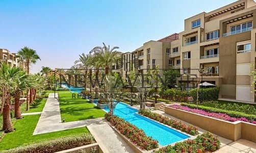 شقة أرضية في حسن علام هاب تاون مدينة المستقبل  Hap Town Mostaqbal City مع حديقة التسليم عام ٢٠٢٧ طوب أحمر