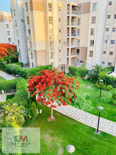 Apartment for sale in Madinaty, 116 sq m, garden view, stunning 3 bedrooms, 2 bathrooms, near services, B11