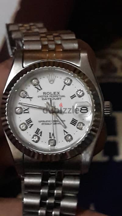 ساعة rolex حريمي كسر زيرو مقاس 26 super clone  replica