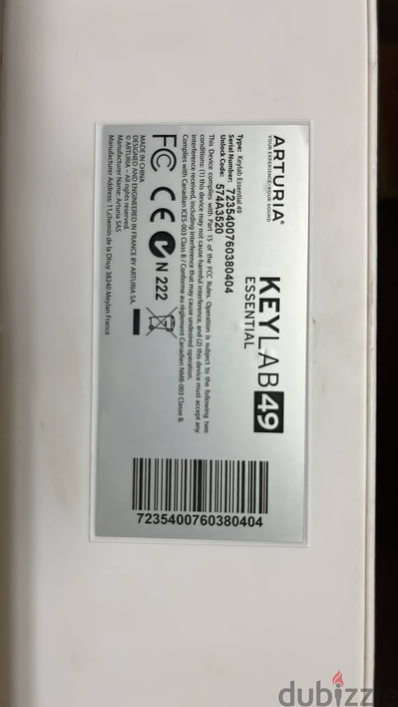 Aurturia essential lab key 49 almost new 2