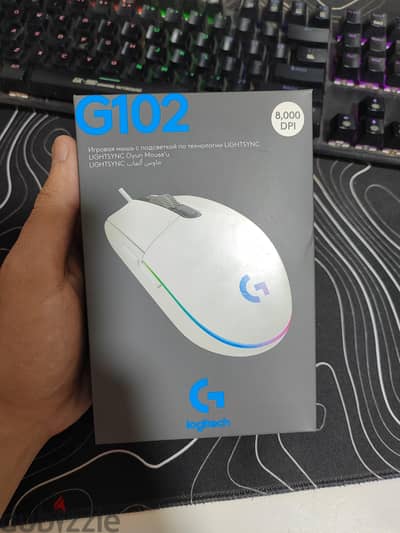 ماوس g102 جيمينج لسة شاريه
