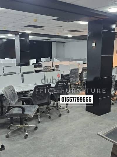 خلية عمل  - وورك استيشن work station - Partition خشب mdf إسباني