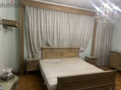 Classic French Style Full Bedroom Set with Large Wardrobes