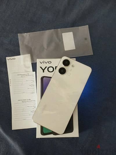 vivo y05 64 giga 2 sim titanium white used for 4 days like new
