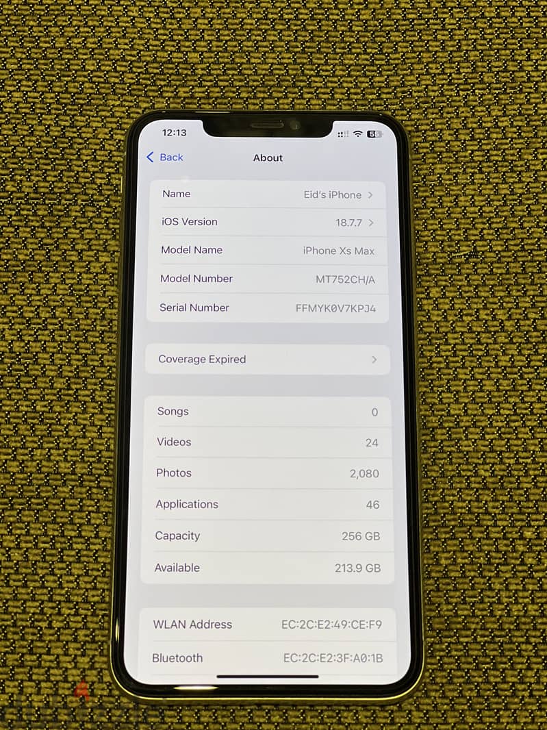 Iphone xs max 2