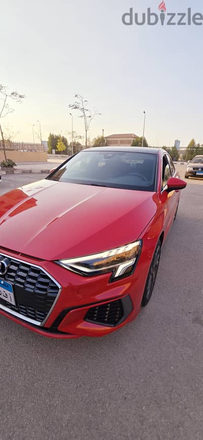 Audi A3 2023 SLine - Special Color Red - كسر زيرو أودي إيه 3 فابريكا