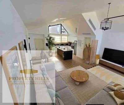 For sale: Chalet with garden in El Gouna, fully finished with kitchen, air conditioning, and wardrobes, with only a 5% down payment.