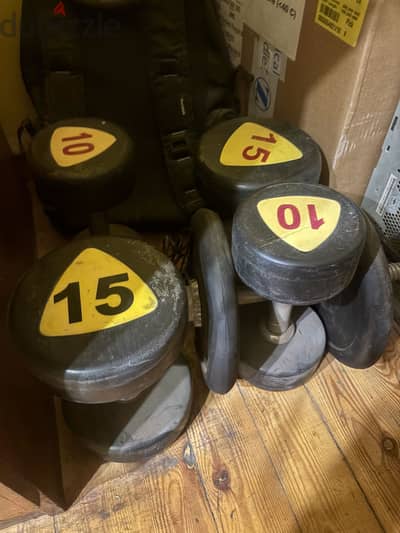 10 & 15 KG dumbell