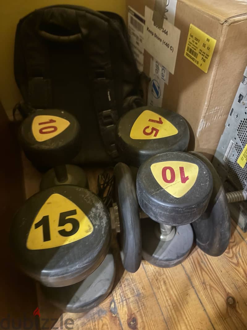 10 & 15 KG dumbell 1