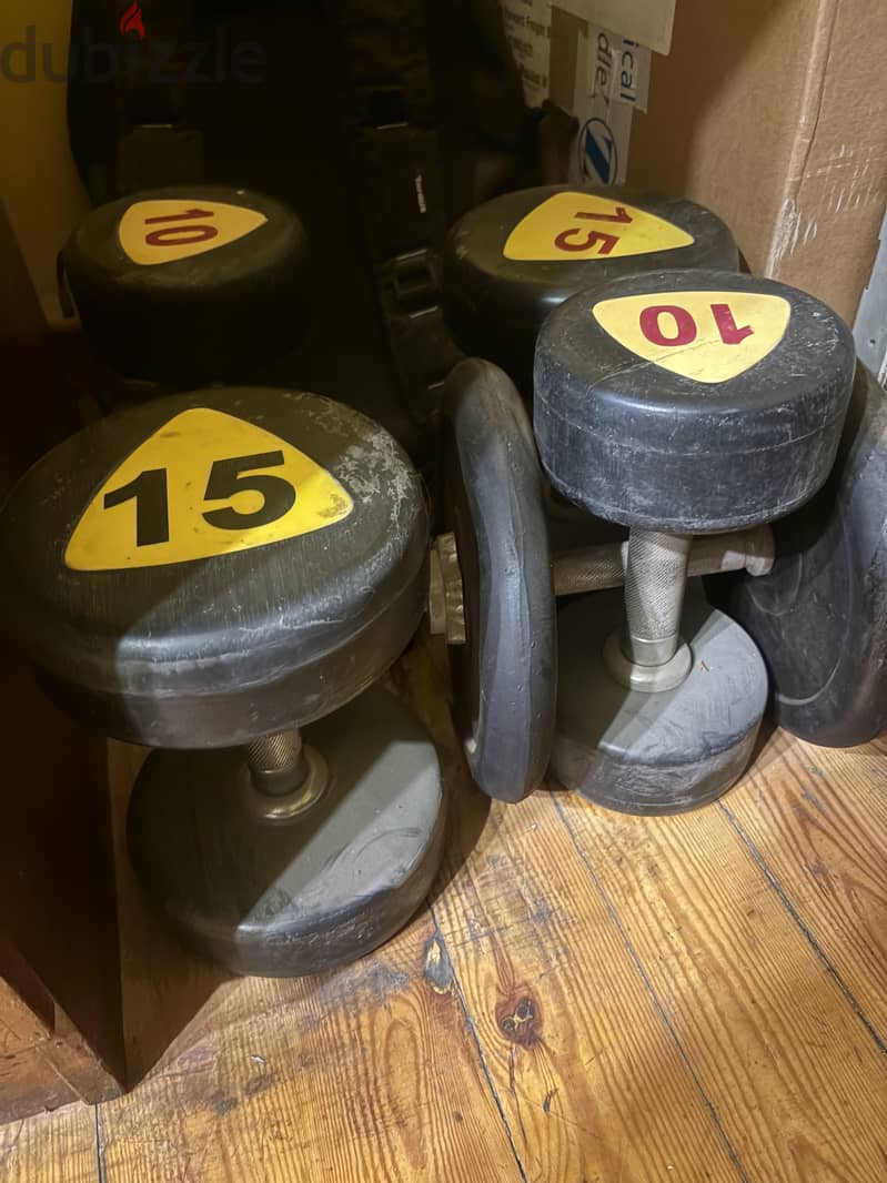 10 & 15 KG dumbell 2