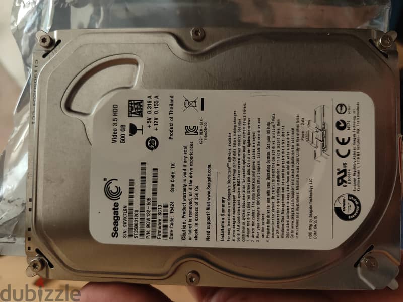 seagate 500G 1