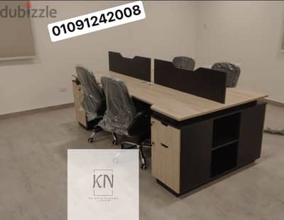خليه عمل وورك استيشن خشب اسباني اصلي مستورد