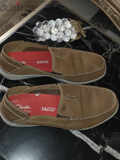 CLARKS . . SLIP-ON . . . . CASUAL. . . USED ONLY ONCE