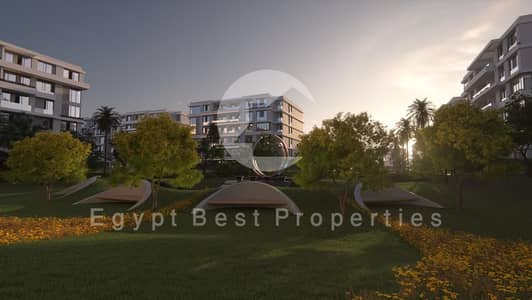 شقة فاخره ارضي بجاردن بمقدم 10% واقساط علي 8 سنوات في بلوتري القاهرة الجديدة