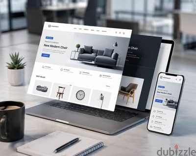 تصميم مواقع إلكترونية احترافية ومتاجر - Web Design & E-commerce