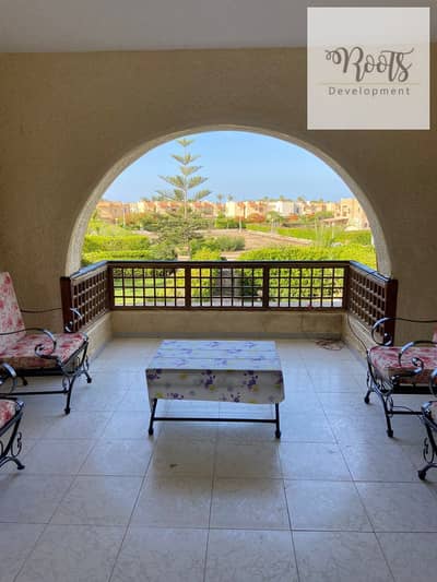للبيع شالية بحري مفروش بالتكيفات استلام فوري فى مارينا 6 - الساحل الشمالى For Sale Chalet Furnished ,Landscape View ,in Marina 6 North Coast