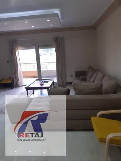 Apartment for rent with garden view in a compound in front of Mountain View behind the American University – ultra-super lux finishing and a distinctive location in the Fifth Settlement