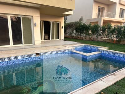 فيلا للايجار بحمام سباحة كمبوند جراند هايتس موقع مميز سوبر لوكس علي وصلة دهشور مباشرة Villa for rent with swimming pool in Grand Heights compound, pri