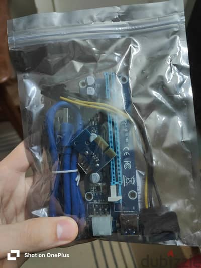 PciE X16 Riser Card 1X To 16X USB 3.0