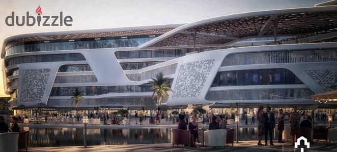 Commercial shop in New Capital, 40% down payment, 5-year installments after delivery, with 50% return (EGP 1.9M) before handover.