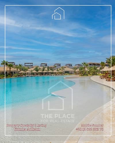للبيع استلام فوري شاليه  160 م  3 غرف | دبل فيو | تشطيب كامل  silver sands - سيلفر ساند