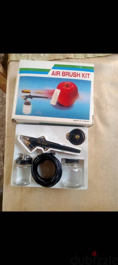 طقم اير براش (Air Brush Kit) تايواني أصلي - حالة ممتازة للبيع السريع