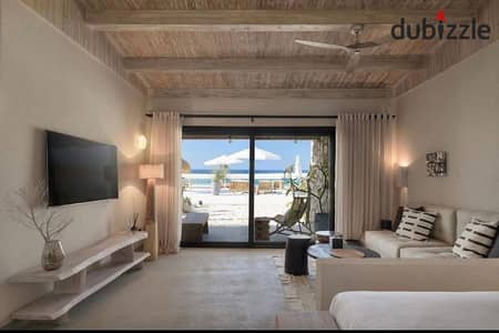 prime view chalet fully finished for sale in El Masyaf ras el hakma overlooking sea