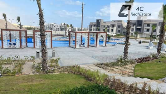باقل من سعر الماركت شاليه ارضي بجاردن ريسيل فوري Gaia الساحل الشمالي open view landscape تقسيمه مميزة -جاهز للمعاينه و الاستلام