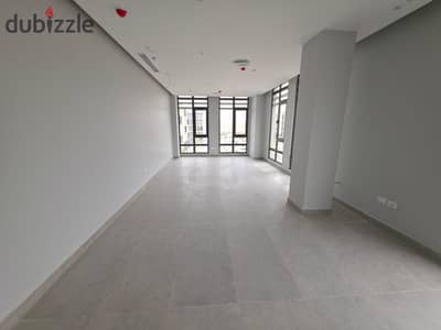 A distinguished administrative headquarters, 74 sqm, air-conditioned, for rent in the strongest location at District 5, Fifth Settlement