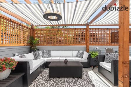 At the lowest price you can find, own a Sky Villa for sale just minutes from Waslet Dahshur in New Zayed, with only a 10% down payment and flexible in