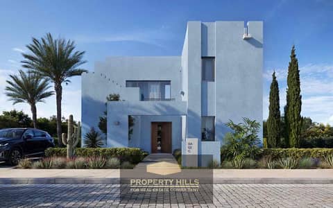 Fully furnished villa with a private swimming pool in Amwaj North Coast, next to Marassi and Hacienda Bay