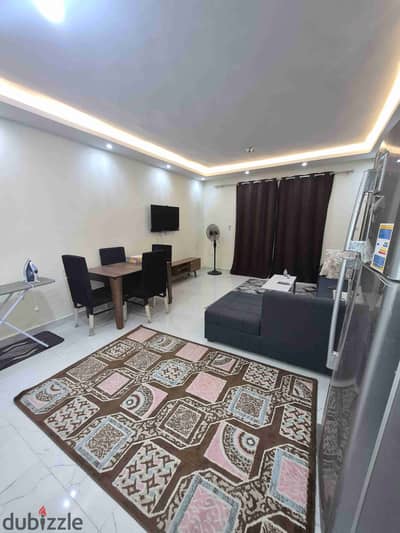 Apartment for rent 70m furnished and fully air-conditioned very classy and modern directly in front of the German University