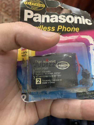Panasonic wireless telefone battery بطارية تليفون لا سلكي باناسونيك