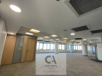 580  office for rent 580sqm , fully finished with air conditioning, on North 90th Street, near the banks complex, Fifth Settlement