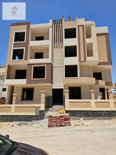 Complete building for sale in Al-Narges Al-Jadida, immediate delivery, finished facades and entrances very close to Gamal Abdel Nasser axis