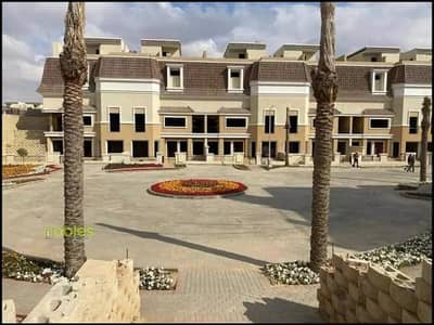 Villa for sale, garden 72m, open view and ready to move in Saray El Mostakbal City