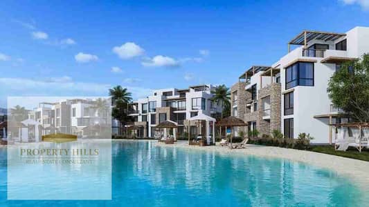 Brov Chalet directly on the sea with a fully finished lagoon at Masaya Sidi Abdelrahman