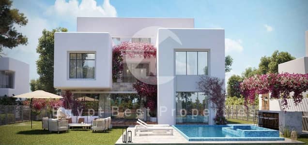 توين هاوس للبيع في سيزن الساحل الشمالى متشطب بالكامل تقسيط بمقدم 5% فقط