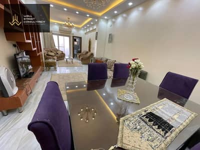 شقه للايجار مفروشة بالكامل بالتكيفات و المطبخ فى التجمع الخامس