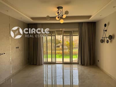 Garden Apartment for Rent in Hyde Park | 150 sqm + 70m Garden | Ultra Super Lux | Semi-Furnished (Kitchen & ACs) | 5th Settlement | New Cairo