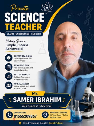 ENGLISH AND SCIENCE EXPERIENCED TEACHER