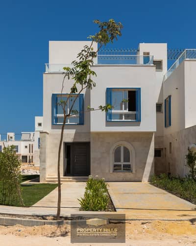 Townhouse first row on the sea for sale in Naia Bay - Ras Al Hikma | جاهز للحركة