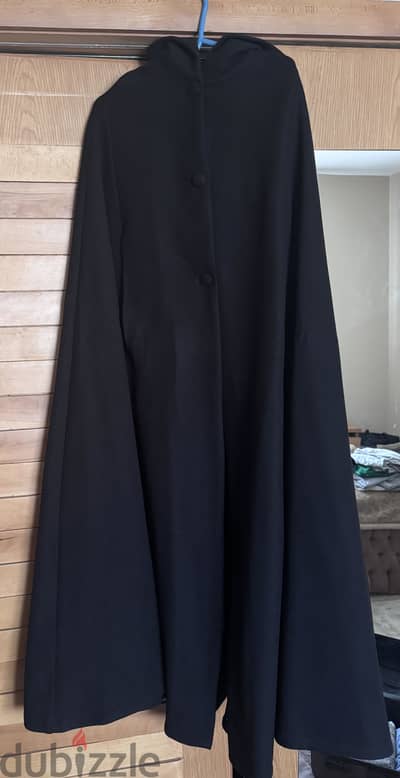 Winter hooded cape