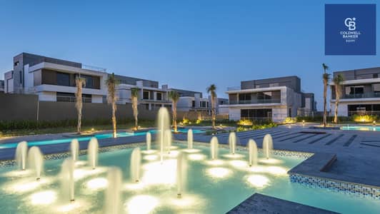 Corner townhouse for sale in Patio 5 East by *La Vista* with a 20% down payment and the rest payable over 48 months. Prime location in Shorouk City, n