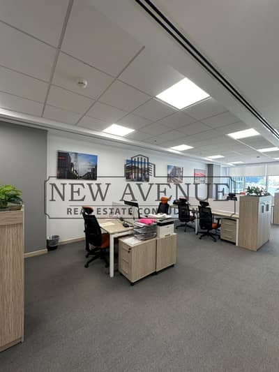 fully finished office for rent at CFC P5 New Cairo prime location