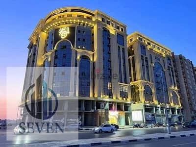 مقر  اداري للايجار 120 م مكيف و مفروش مبني جراند بلازا الحجاز برايم لوكيشن المعادي