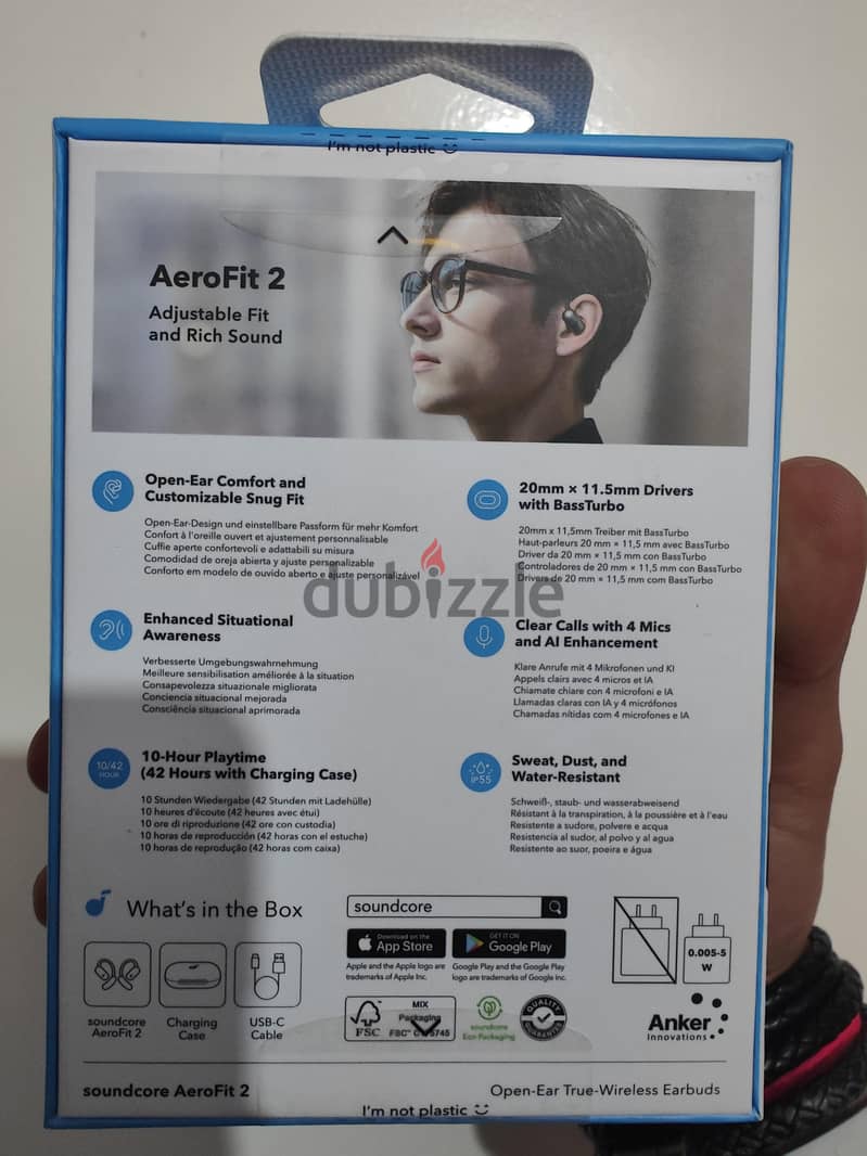 Soundcore Aerofit 2 (New-Sealed) + cover 1