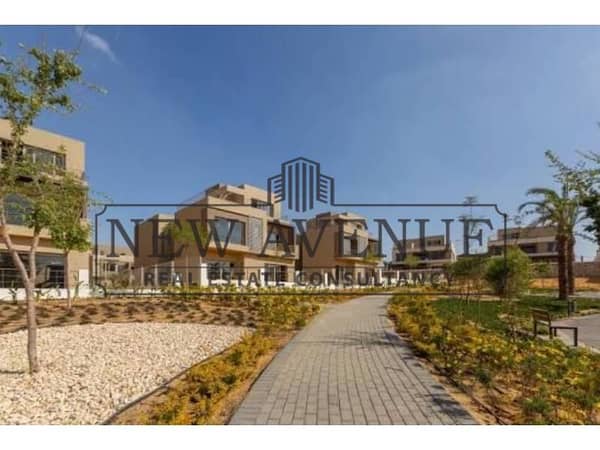 Ready to move stand alone fore sale in palm hills new cairo type D open view on green land scape Bahary semi finished