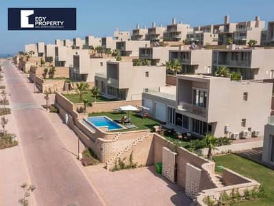 شالية للبيع المونت العين السخنة بجاردن متشطب بالكامل استلام فوري